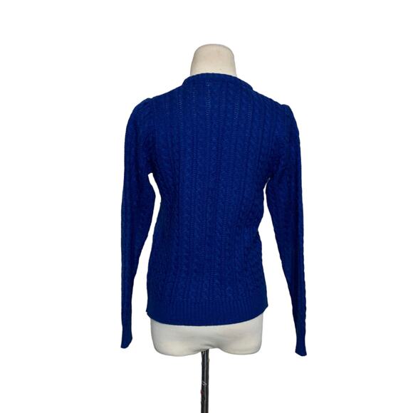 Country Roads blue buttoned cardigan sweater size small - Picture 2 of 11